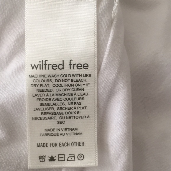 Wilfred Free White Double Layered Crop Top - Picture 6 of 9